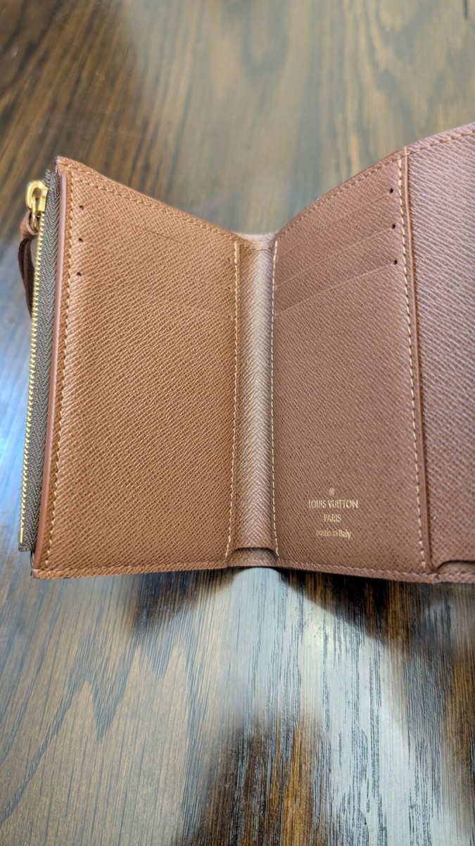 Louis Vuitton Monogram Portefeuille Victorine Marron Trifold
