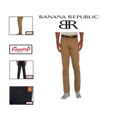 Banana Republic Mens 5-Pocket Slim Fit Stretch Comfort Pant I63