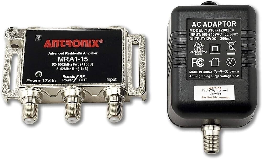 Splitter Amplificador De SeÃ±al De Tv Cable Amplifier Amplificador