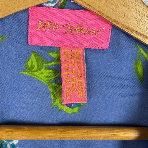 Betsey Johnson Women Crop Kimono Sleeve Top Blouse Jacket Boho Festival 70's Y2K - Picture 3 of 9