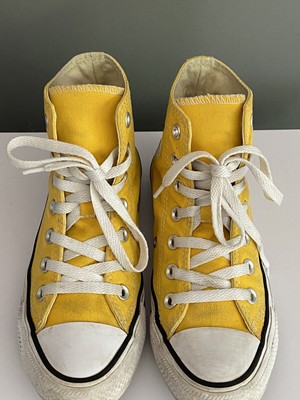 lemon chrome converse high tops
