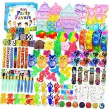 120 Pcs Party Favors for Kids, Treasure Box Toys for Classroom, Goodie Bag 