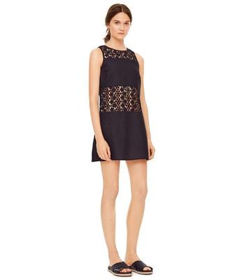 tory embroidered mini dress Girls Embroidered Ruffle A-Line Maxi Dress