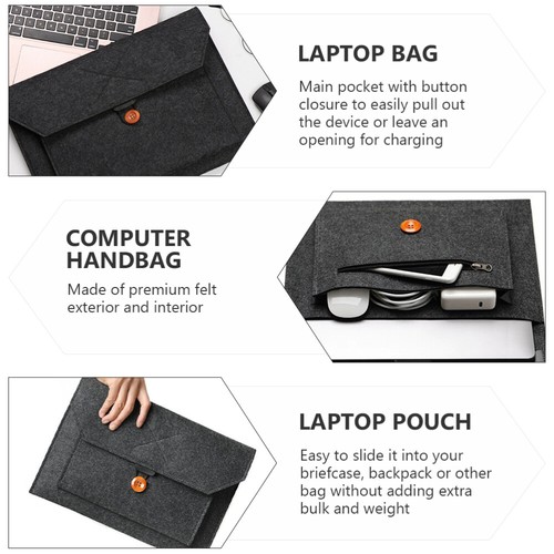 Computergehäuse Laptophülle Aus Filz Tragbare Laptoptasche Reisen - Bild 12 von 12
