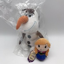 Disney Olaf Pull Apart  Anna Hallmark Itty Bitty Plush Stuffed Toy Soft Frozen