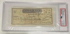 Al Simmons - Philadelphia A's Signed / Autographed Check - PSA/DNA