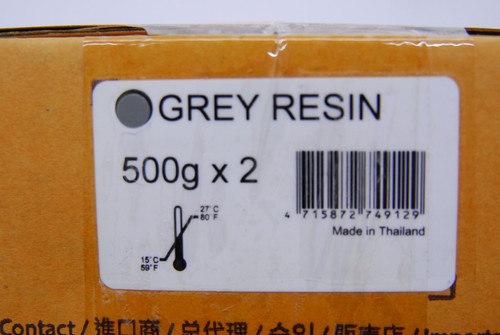 XYZprinting Photopolymer Resin Grey 500g x2 (1kg, for Nobel Series Printer) - Picture 2 of 7