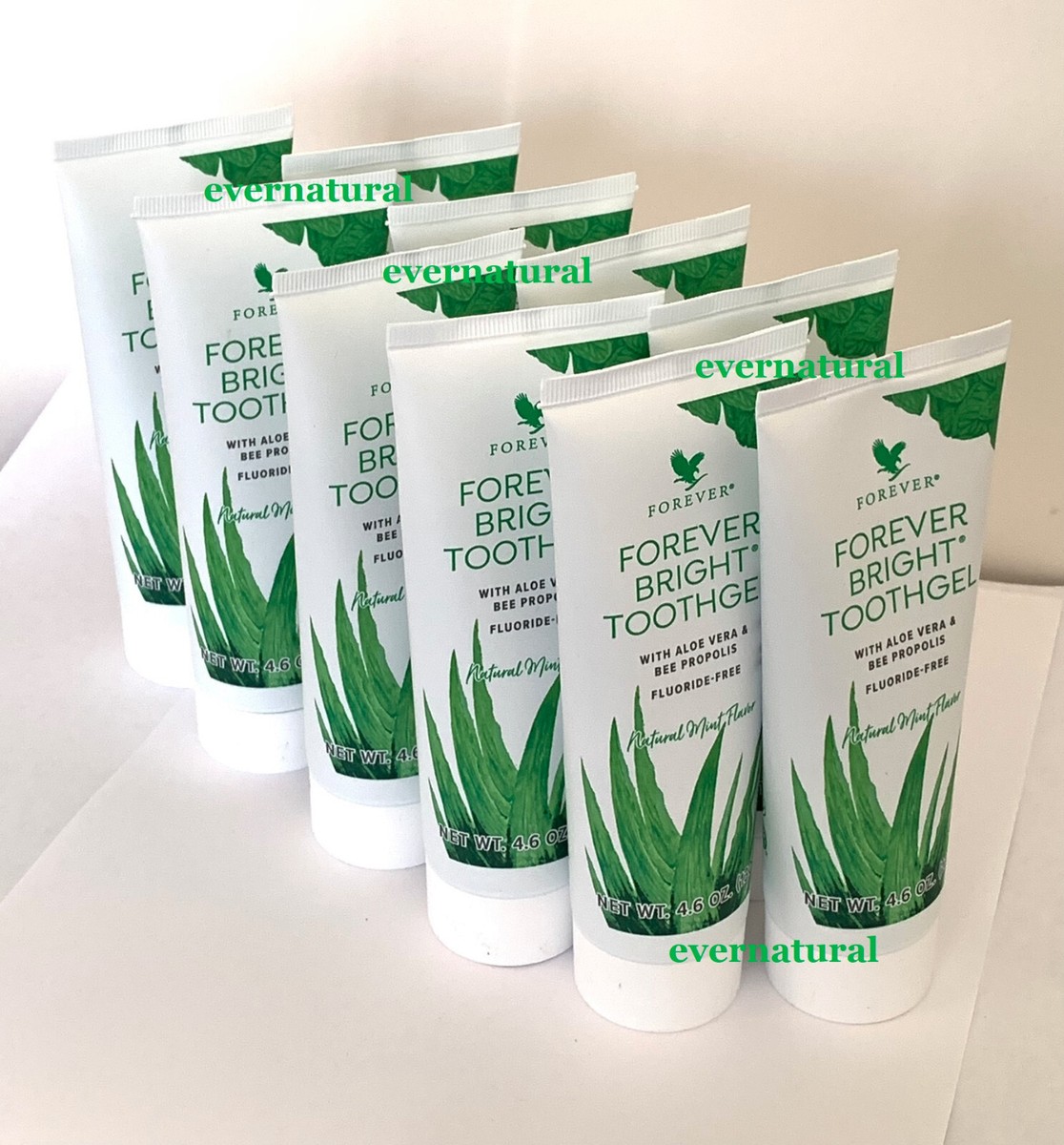 New look of FOREVER Bright Toothgel Aloe Vera & Propolis