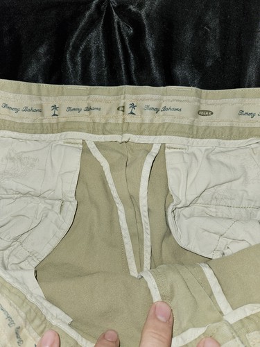Tommy Bahama Relax Men's Size 38 (36×30) Beige Cotton Lycra Pants - Picture 3 of 11