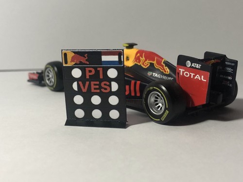Pitboard 1:43 (Pizarra F1) / Max Verstappen (RedBull) 2020-21 / MAX P1 - Imagen 2 de 3