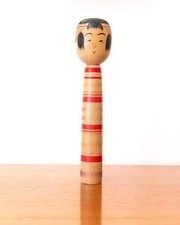 Vintage Wooden Japanese Kokeshi Doll 29cm Tall