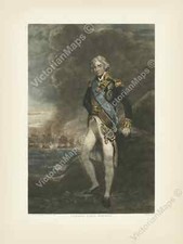 Antique print ADMIRAL NELSON portrait Turner 1806 wall art decor gift poster XL