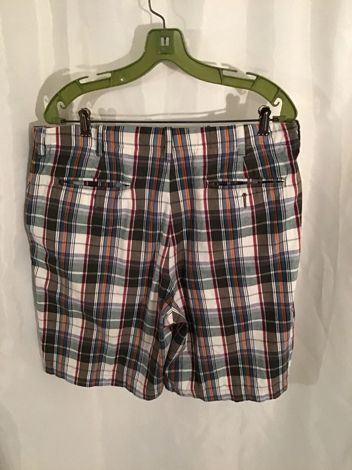 Мужские шорты Arrow Blue Jeans Co. размер 36 Madras хлопок пэчворк 4 кармана B 7 - Изображение 2 из 3