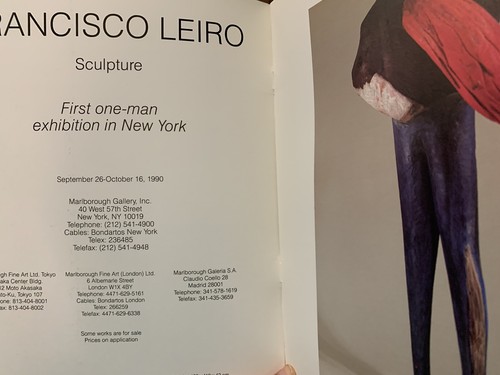 2 Francisco Leiro art exhibit catalogs 1990, 1991, Marlborough - Picture 7 of 7