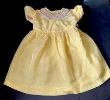 Vintage Yellow Nannette Frock Dress Toddler