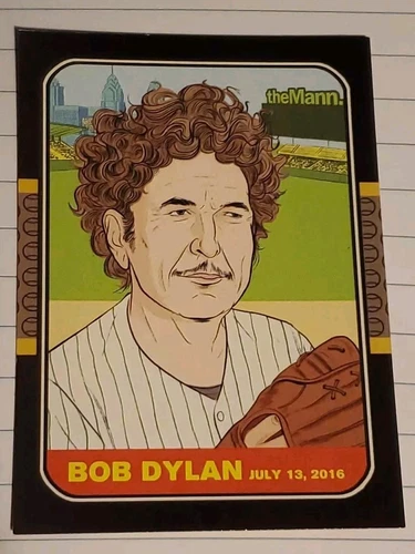 BOB DYLAN MAVIS STAPLES 2016 TOUR MANN MUSIC CENTER PHILADELPHIA TRADING CARD