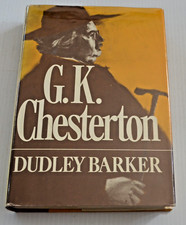 G. K. Chesterton - Biography by Dudley Barker - 1st Edition - Hardcover - D/J