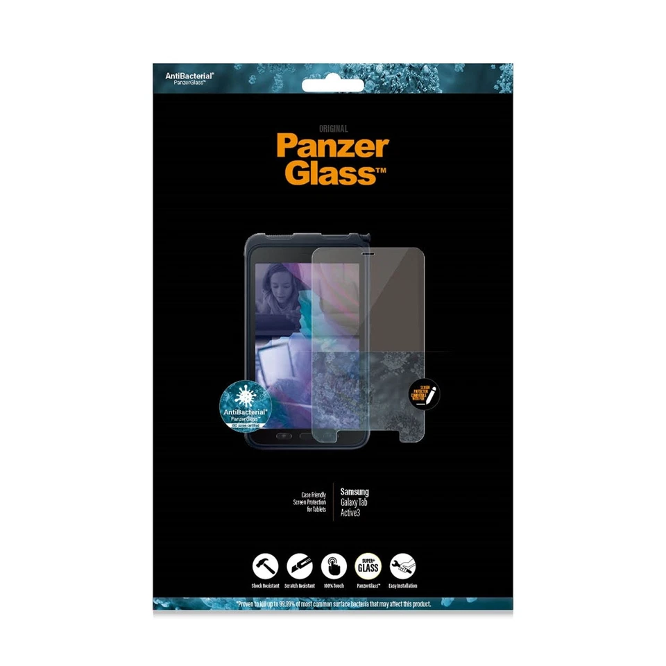 Panzer Glass Case Friendly Screen Protection for Samsung Galaxy Tab Active3-7245 - Image 2 of 4