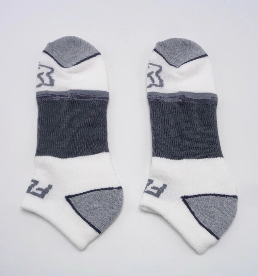 Fox Racing Tech No Show Socks 3 Pack Adult Men's S/M White - Image 3 of 4