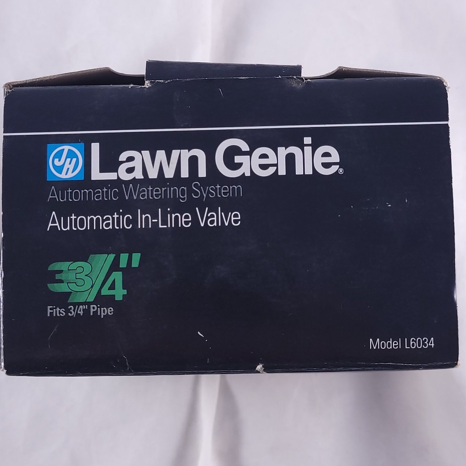 JH Lawn Genie Automatic Inline Valve Fits 3/4" pipe L6034 / Rain Jet
