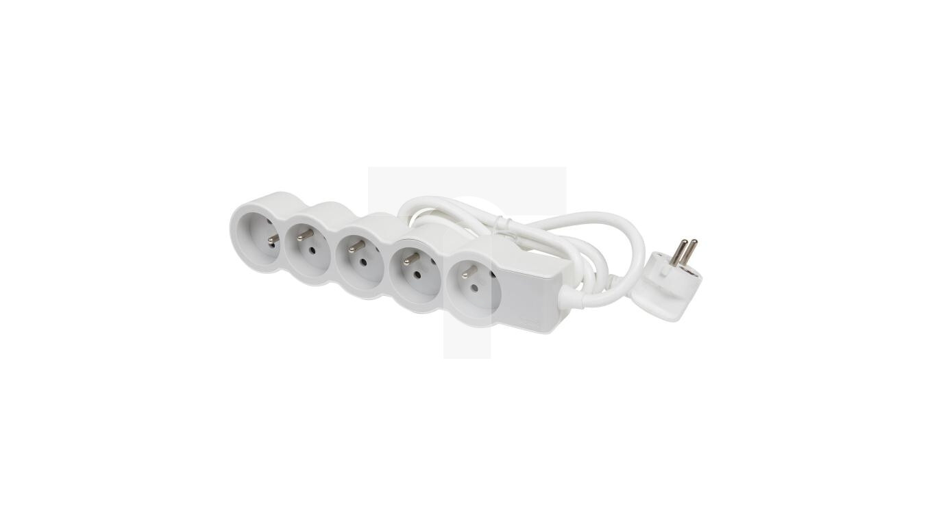HELMO Standard extension cable 5x2P+Z with 1.5m cable 3x1.0 mm2 white/lig /T2UK