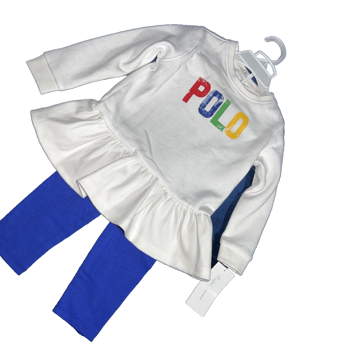 Polo Ralph Lauren Baby Girls Logo Jersey Top and Leggings, Piece