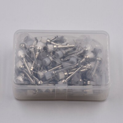 Dental Nylon Bristle Rubber Latch Flat Prophy Cups Polishing Brushes Prophylaxis