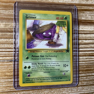 Pokemon Team Rocket Grimer Unlimited 57/82 NM-Mint | eBay