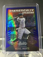 Ketel Marte SS-10 2022 Panini Absolute Baseball Statistically Speaking Insert 13