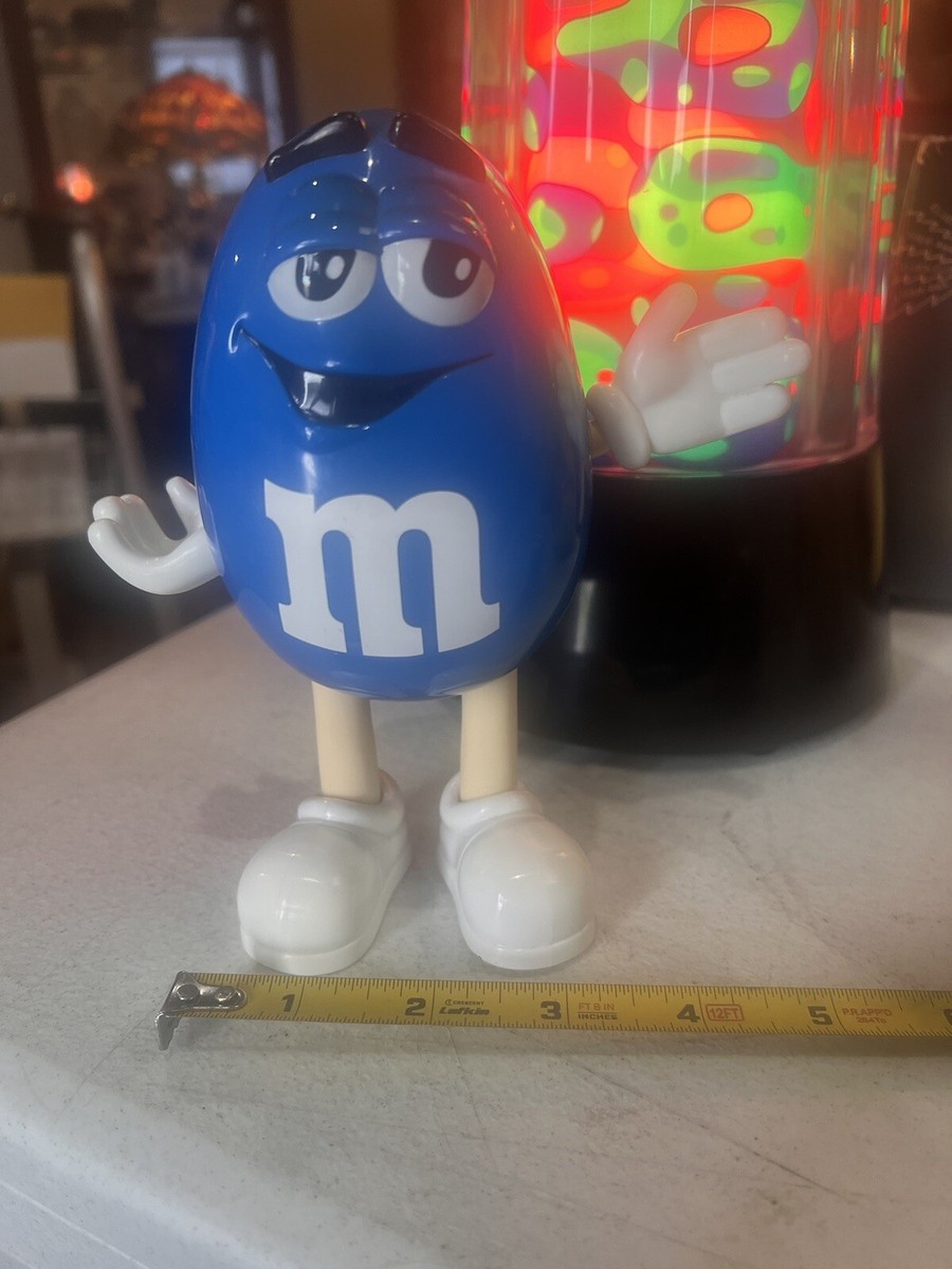 OFFICIAL BLUE M & M's MECHANICAL COLLECTIBLE CANDY DISPENSER