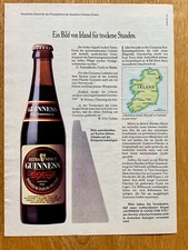 1980 Guiness Bier Dublin Ireland Original Vintage Advert Werbung Reklame