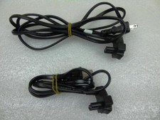 Lot of 3 - Dell Hammer-Head Laptop 2-Prong Power Cord Cable - 2X18AWG