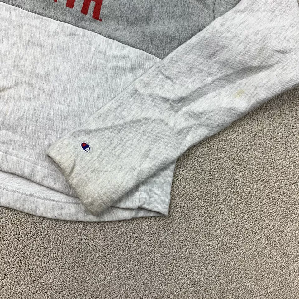 Champion Georgia Reverse Weave Crop Hooodie Womens Medium College - Image 3 of 4