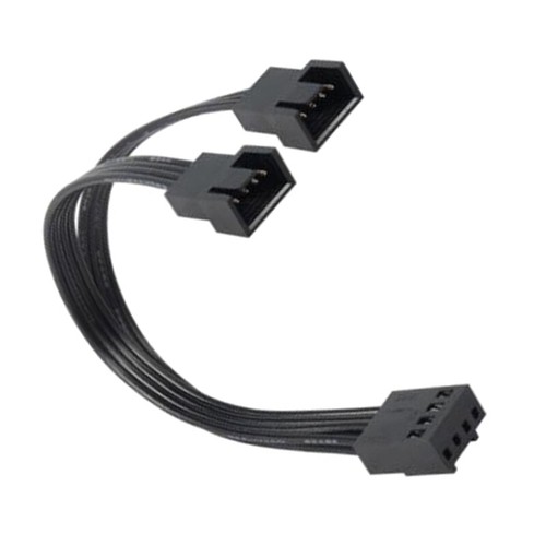 4Pin PWM Fan Extension Cable for PC 1 to 2 Splitter Stable and Wide Compatiblity - Photo 5/8