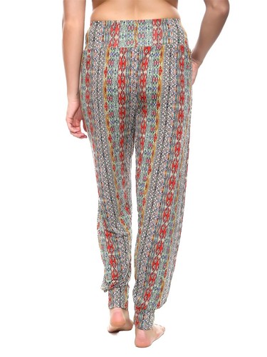 Womens Ali baba Harem New Printed Italian Ankle Cuff Yoga Trousers Baggy Legging - 第 53/111 張圖片