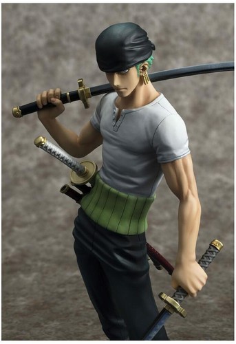 ONE PIECE - Roronoa Zoro 10th Limited Ver. 1/8 Pvc Figure P.O.P. MegaHouse - Foto 6 di 11