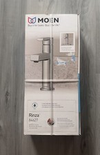 MOEN Rinza Chrome Single hole 1-Handle WaterSense High-arc Bathroom Faucet - NEW