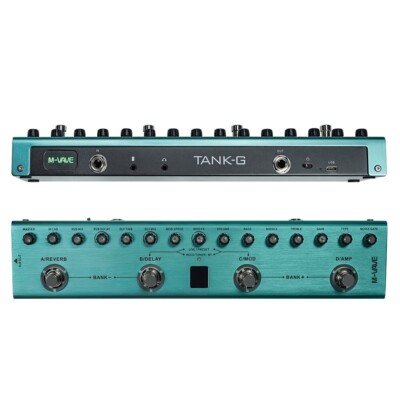 TANK-G Electric Guitar Effects Pedal Delay/Reverb with 36 Editable Presets ot25 