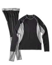 CHAMONIX CHNLWBLAR622 NANTERRE LIGHTWEIGHT WOMENS BASELAYER SET LARGE BLACK