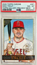 MIKE TROUT 2020 Topps Gallery Preview PROMO SP #GP1! PSA NM-MT 8! CHECK MY ITEMS