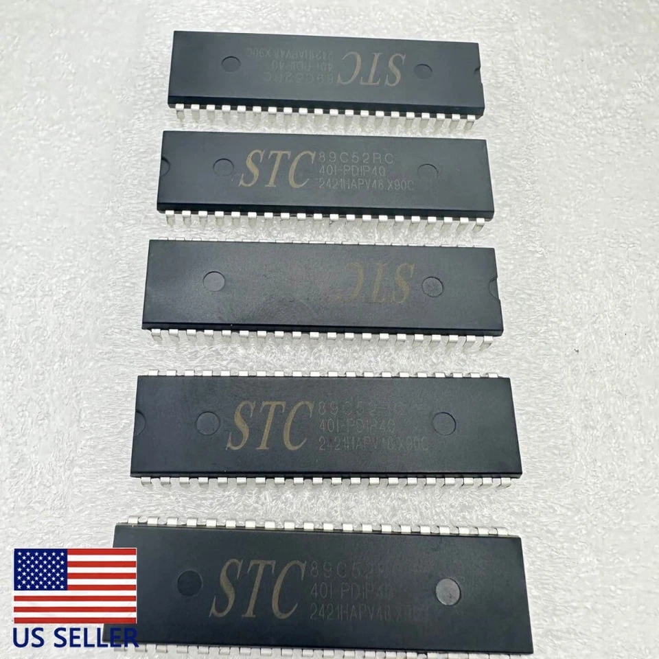 5PCS MCU STC89C52RC-40I-PDIP40 STC 89C52RC DIP40 MCU good STC Parts new - Image 4 of 4