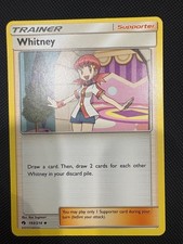 Whitney 193/214 SM - Lost Thunder Uncommon MP Ken Sugimori on eBay