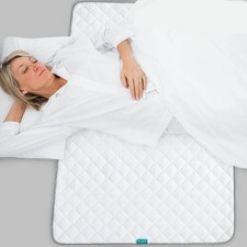 Waterproof Mattress Protector 34" x 52", Non-Slip Washable Mattress Pad, 4 ...