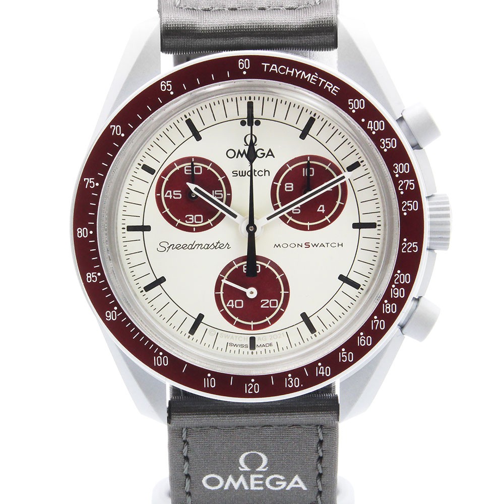 時計 Swatch OMEGA Mission to Pluto Swatch Omega Moonswatch Pluto Watch Review SO33M101