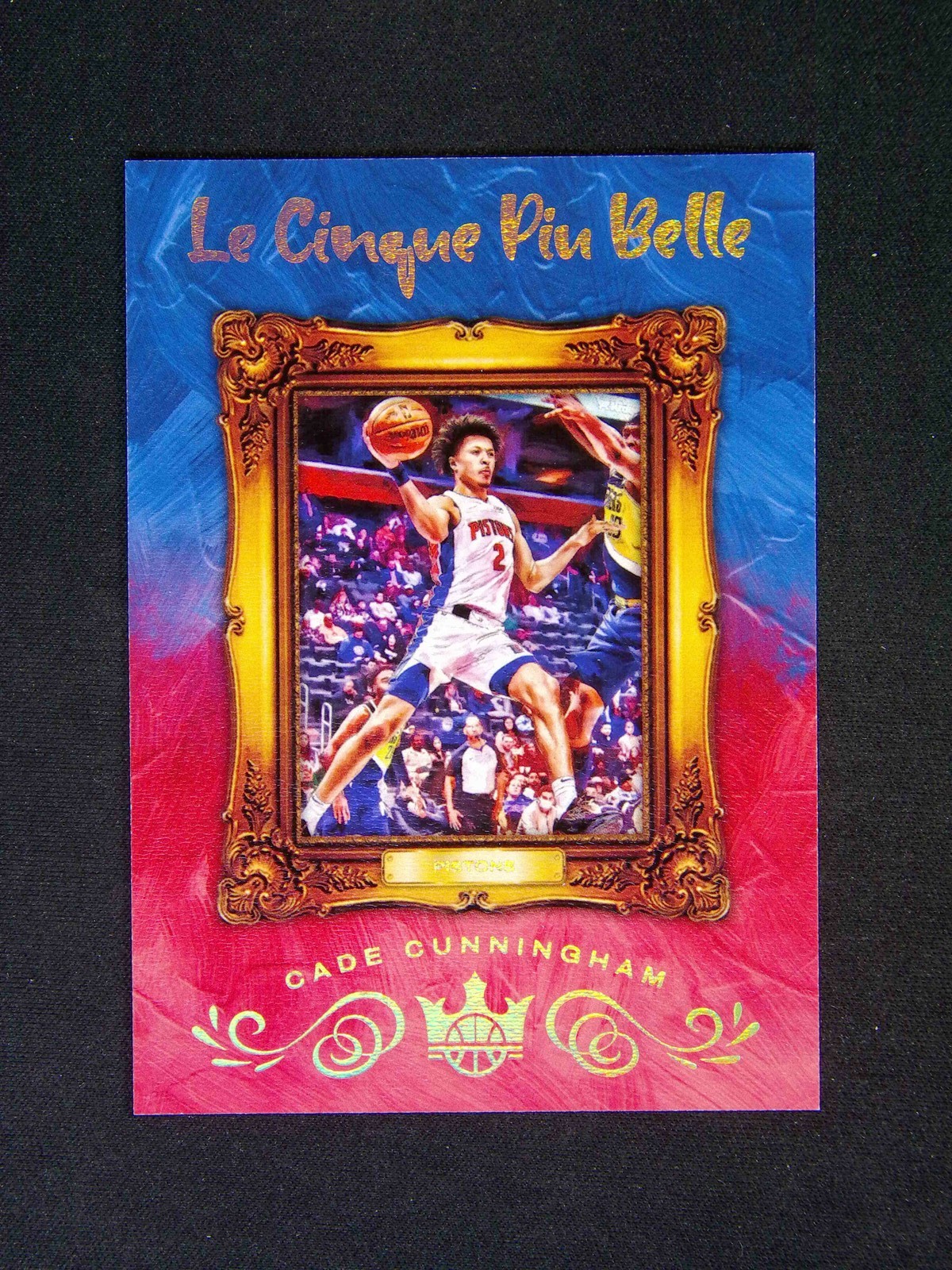 2021-22 Panini Court Kings Cade Cunningham #1 Le Cinque Piu Belle SSP