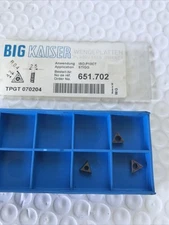 NEW BIG KAISER TPGT 070204 KPT-10.651.702 CARBIDE INSERTS