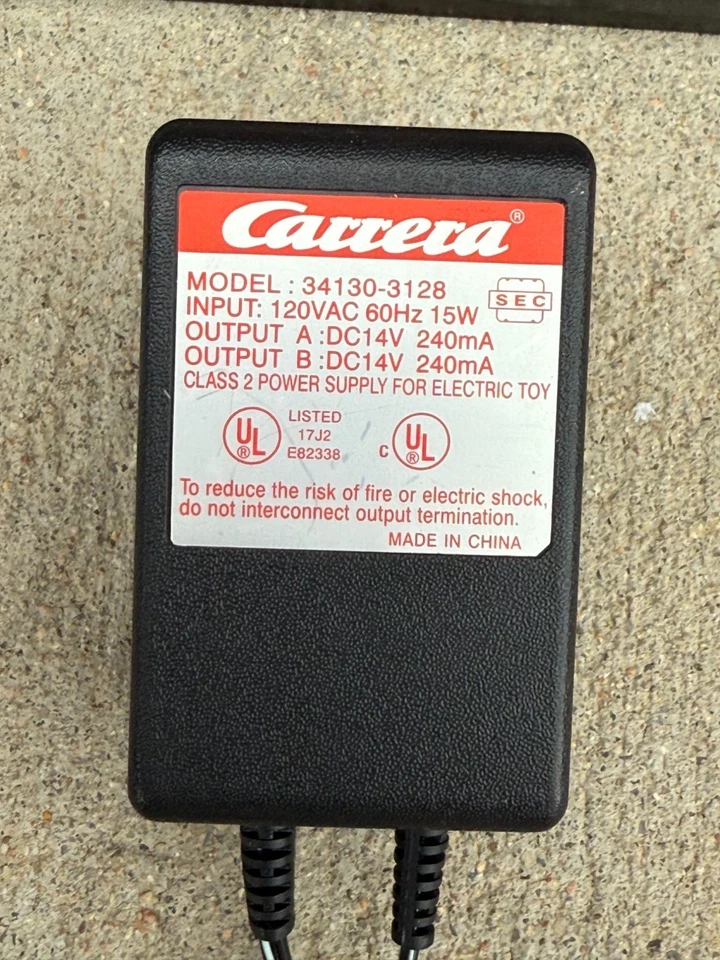 Carrera Exclusiv Evolution 1:24 2 Crossover Tracks & Power Supply Lot 3 pieces - Image 3 of 4