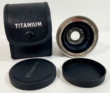 Titanium 0.42XAF Super Wide Macro 46mm Lens With Caps Case Made In Japan