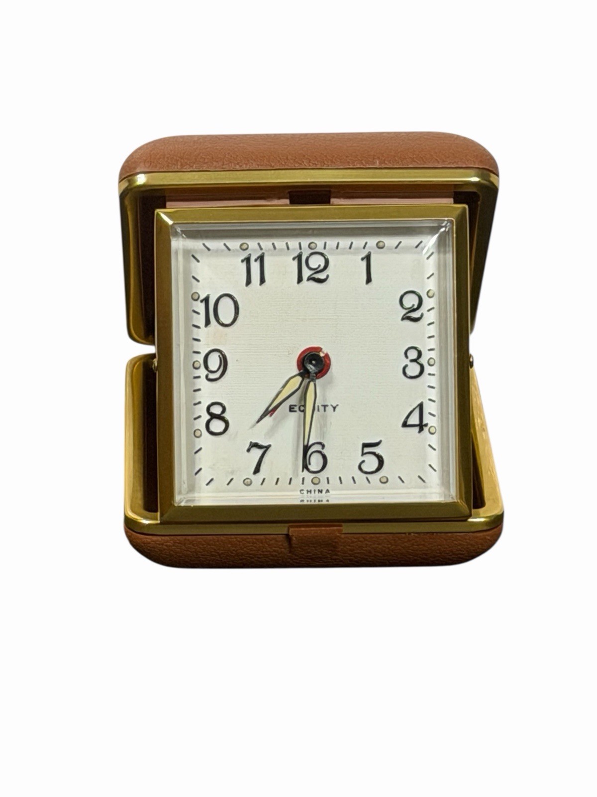 Working Vintage EQUITY Brand Travel Alarm Clock FREE SHIPPING