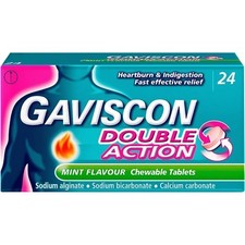 24 Gaviscon Double Action Mint Flavour Chewable |